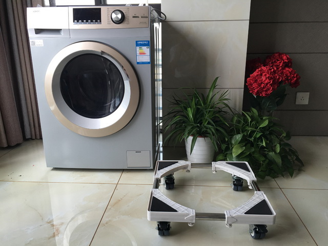 Trống xung máy giặt tự động ròng rọc di chuyển cơ sở phổ quát pad cao thép không gỉ khung tủ lạnh - Kệ kệ sách đẹp