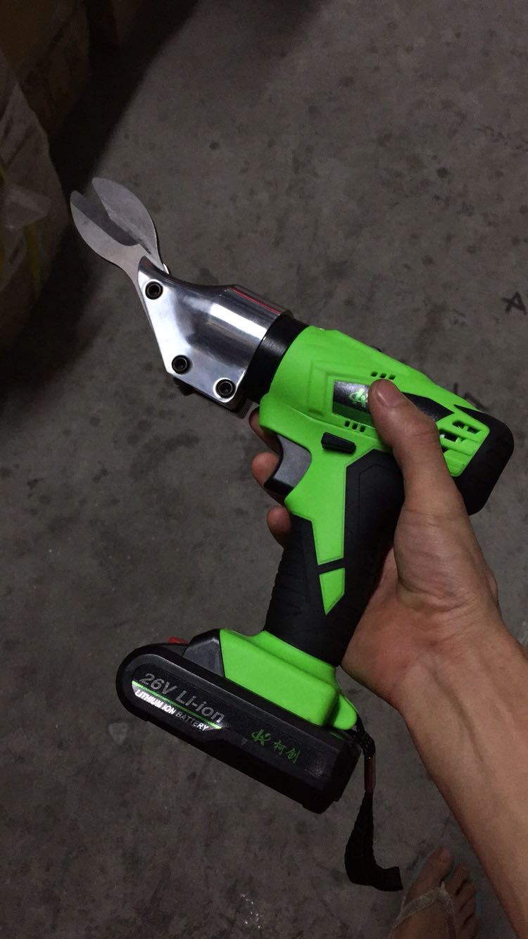 Electric iron scissors rechargeable stainless steel sheet metal cutter electric punching cut hole color steel tile scissors