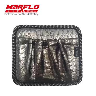 Budilan car air outlet leather storage bag car mobile phone bag storage bag storage bucket car mobile phone bag 6
