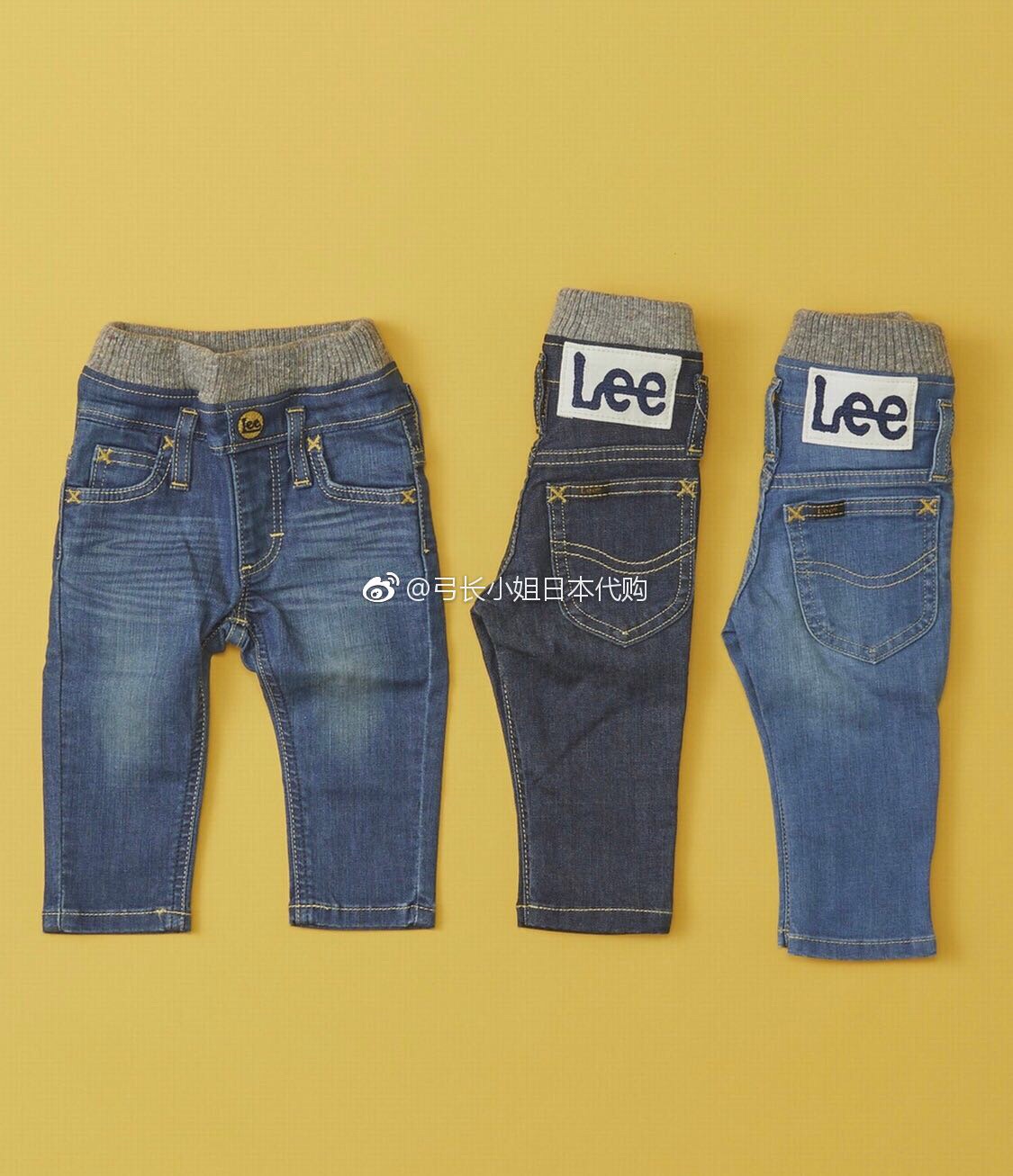 LEE Japan Classic Edition Type of tightness waist circumference children Soft jeans Recommended for self-leaving