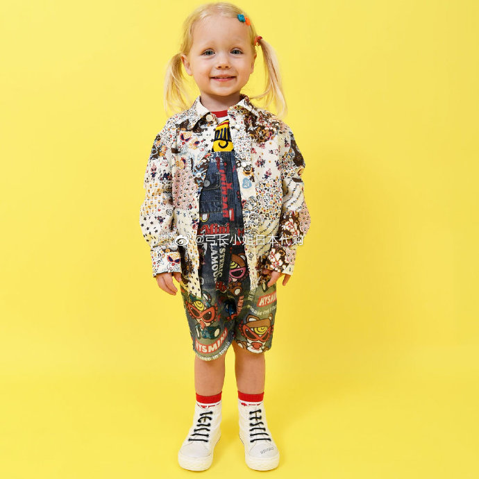 hysteric mini day generation 2201 appointment for children's section splicing patched patched patched shirt jacket parquet shoulder
