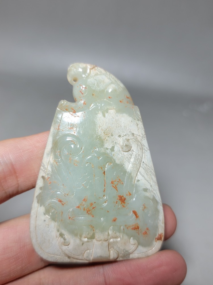 高古玉牌老玉和田玉青玉古董古玩收藏