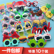 Sunflower photo props funny funny birthday glasses bouncy personality net red female picnic party girlfriends sunglasses