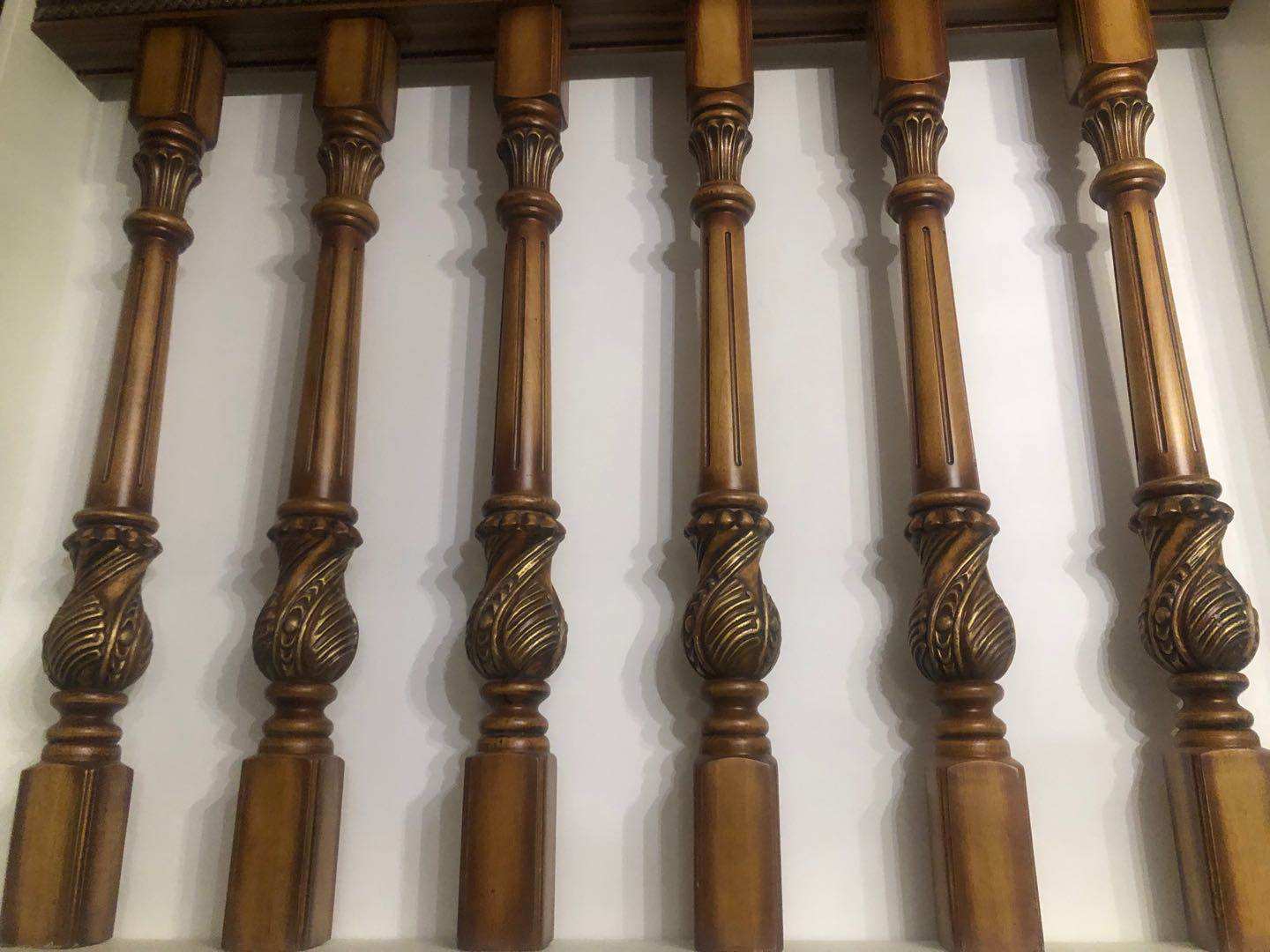 The Emperor's staircase columns are light and luxurious