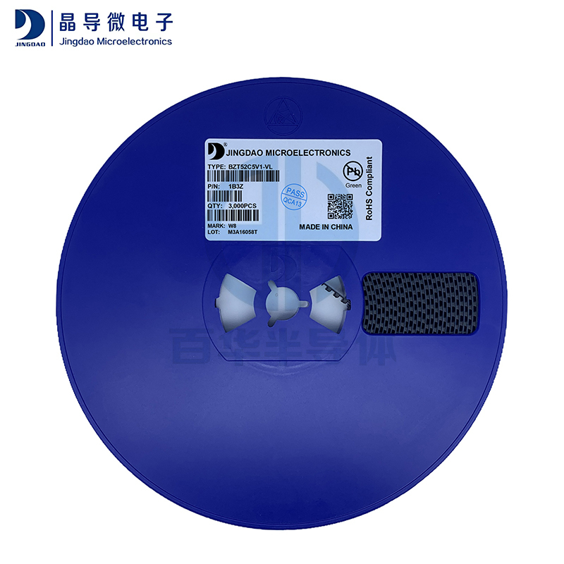 Original Jingda Micro Sod-123 1206 Bzt52C5V1/12V/15/18/24V Smd Voltage Regulator Diode