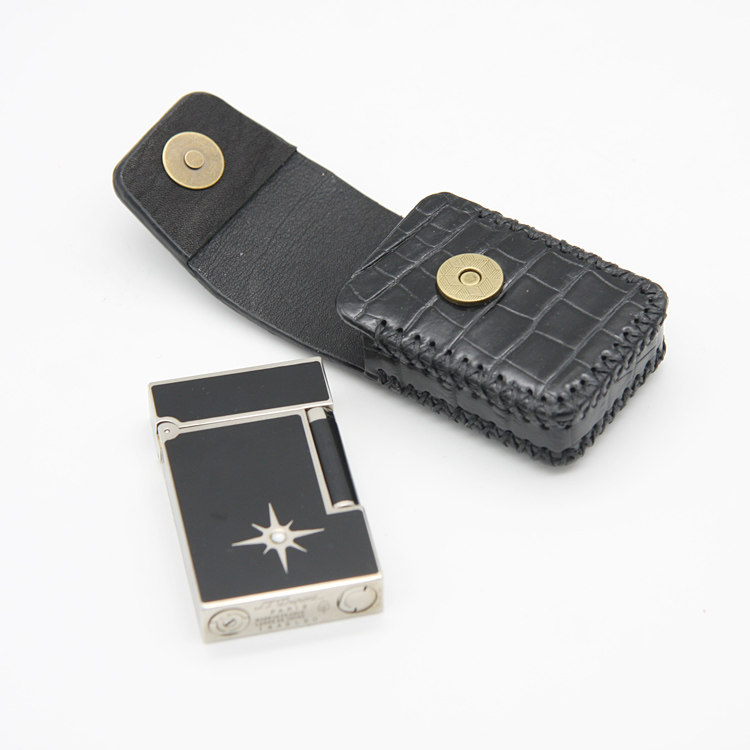 Crocodile skin hand lighter protective leather suitable for Givan Shilang Dubbert hang waist anti-fall customization size