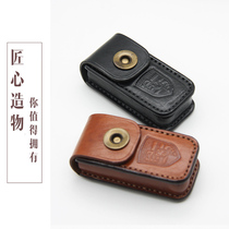 Real Cowskin handmade key bag Suitable for Porsche Cayenne buckle Palamera Panamera hanging waist anti-loss