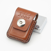 Leather handmade lighter protection leather case Suitable for zippo Zippo Zorro mens business casual hanging waist anti-fall