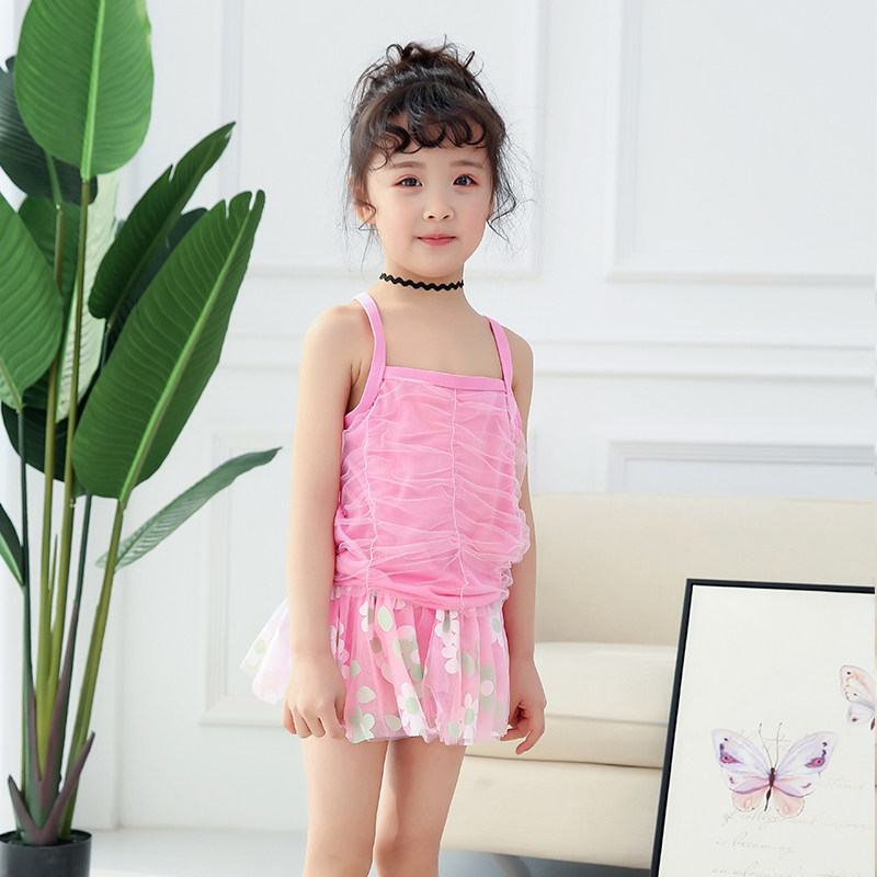 3-6 years old 2021 new children's and girls' swimwear children's young children's cute children's jumpsuits