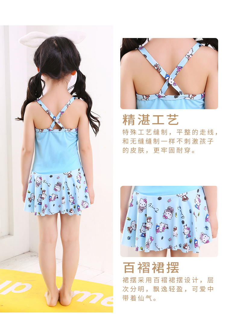 Đồ bơi bé gái 3-4-5-6-7 tuổi Đồ bơi trẻ em cho bé gái Đồ bơi váy công chúa nhỏ dễ thương - Bộ đồ bơi của Kid bikini cho bé gái