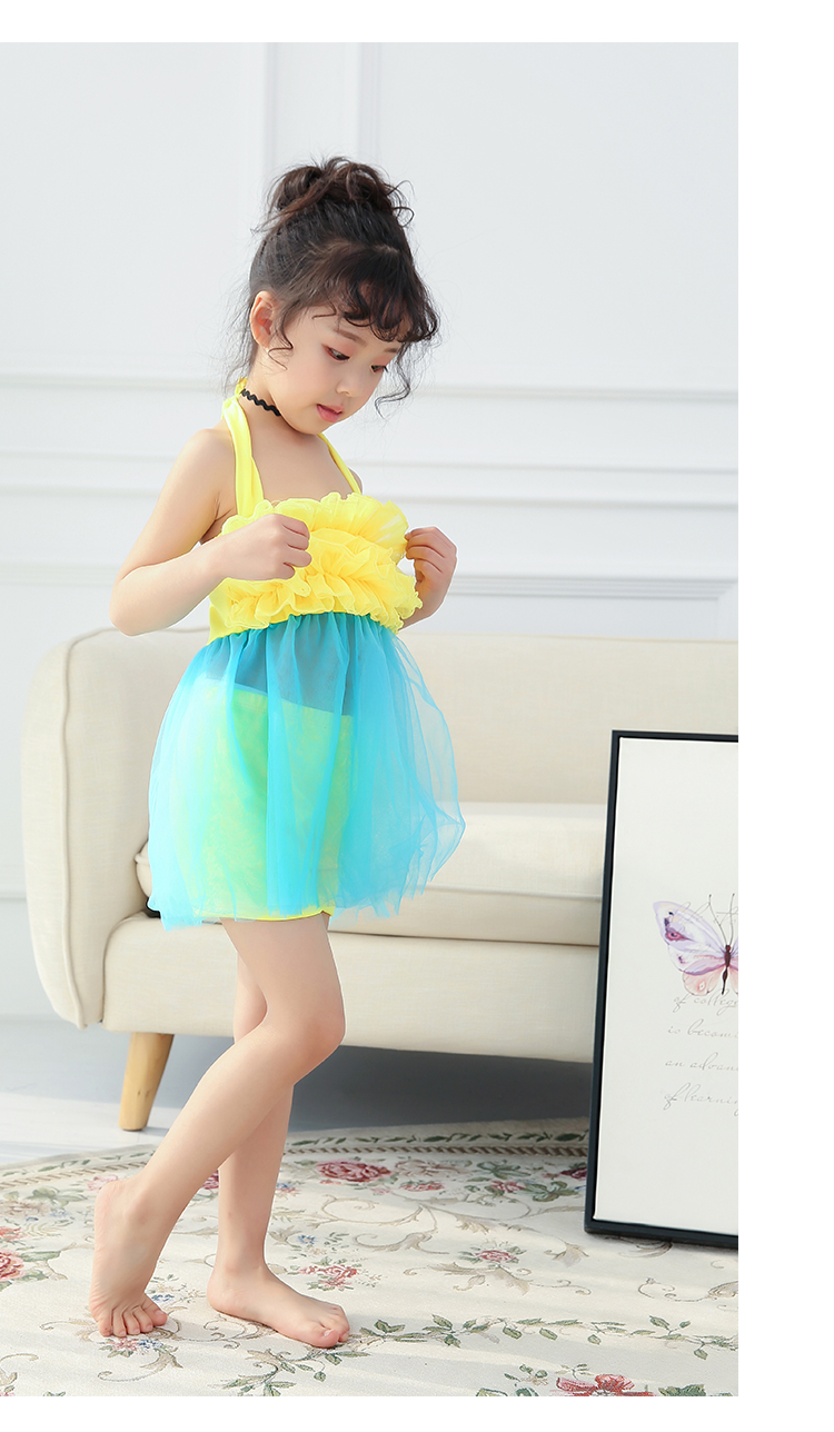 Đồ bơi trẻ em 3-6 tuổi Cô gái nhỏ Đồ bơi dễ thương cho bé Đồ bơi nữ 3-4-5-6 tuổi Đồ bơi chia đôi - Bộ đồ bơi của Kid đồ bơi em bé