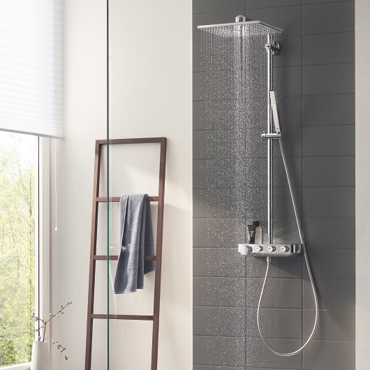 GEOHE high new products Germany Import thermostatic shower shower SMC button placing table shower head 26508000