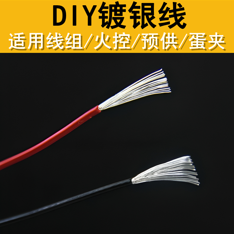 Exciting Ldx Sima M4 Si Jun Hk416 Precision Strike Slrpdx Gearbox Power Cable Silver-Plated Wire Teflon Silver-Plated Wire