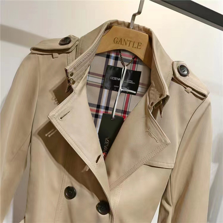 Big Brand Trendy Trench Coat for Women, Spring and Autumn 2026 New Style, Mid-Length, Petite, British Style, Casual Big Brand Trendy Trench Coat for Women, Spring and Autumn 2026 New Style, Mid-Length, Petite, British Style, Casual