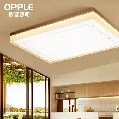 Opu Yuelang ceiling lamp living room dining room bedroom lamp simple fashion rectangular lamp Yuelang