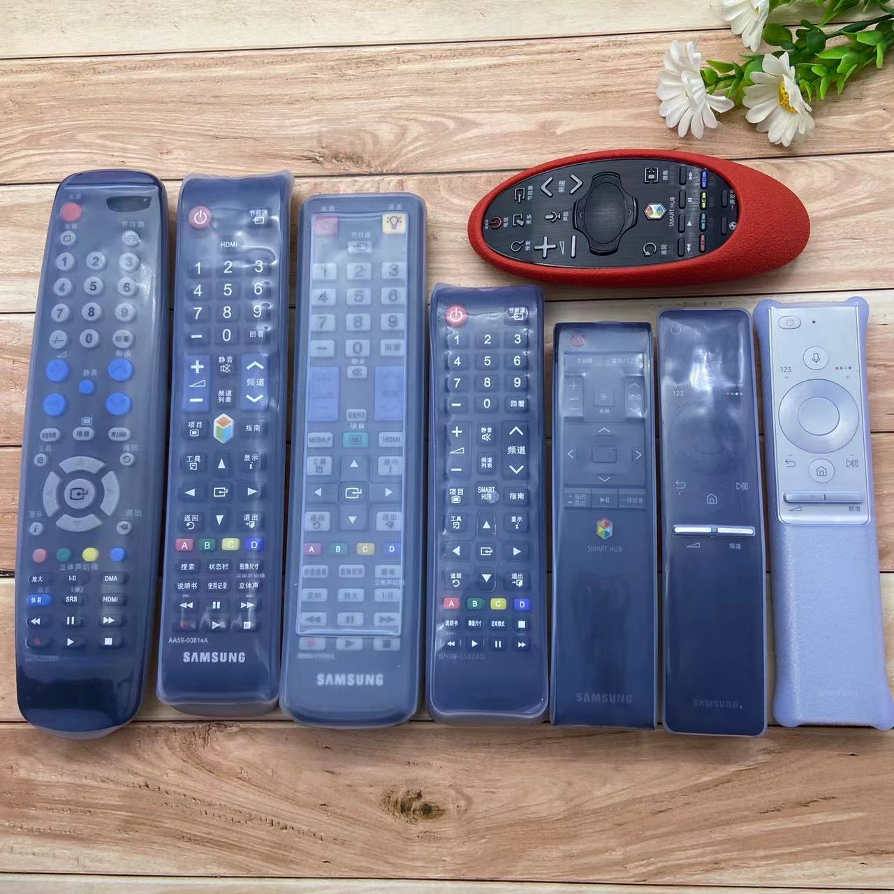 Samsung TV Remote Control Series HD Transparent Silicone Protective Cover Waterproof Drop-proof Dust Cover Remote Control Cover