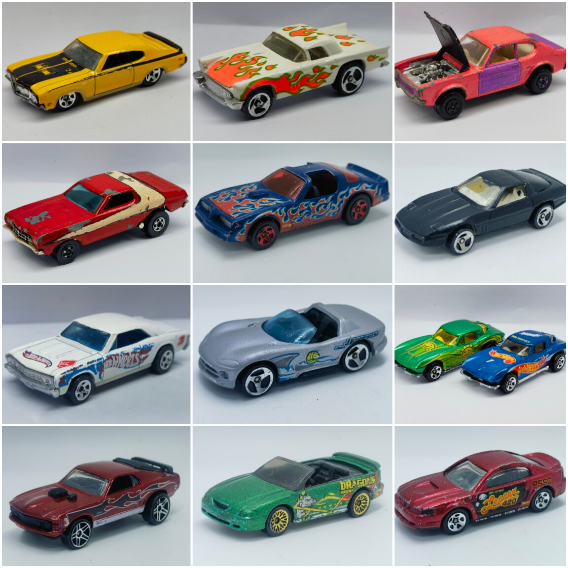 二手 1/64 左右 风火轮 肌肉车  野马 道奇 克尔维特模型详情2
