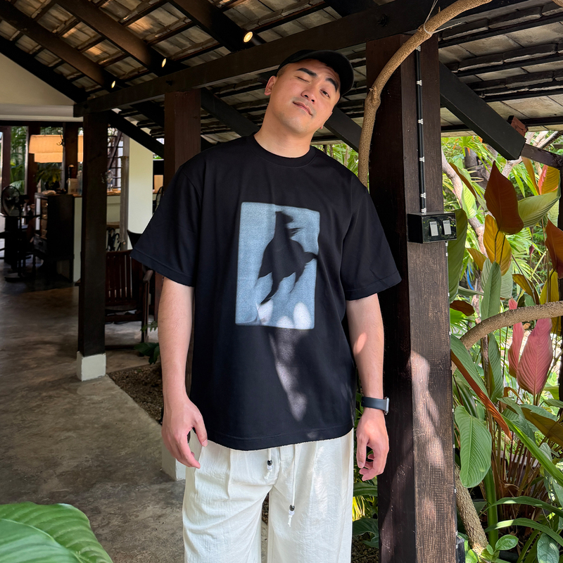 Ffmr'Year of the Horse Limited Edition/Heavyweight 380g Oversized T-Shirt' 2026 Summer American-Style Loose Round-Neck Vintage Top