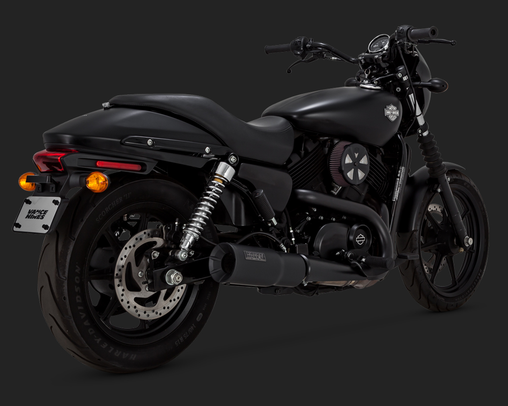 Vận chuyển tại chỗ Hoa Kỳ nhập khẩu Harley street 750 que sửa đổi ống xả VH phần đuôi đen - Ống xả xe máy pô xe super dream