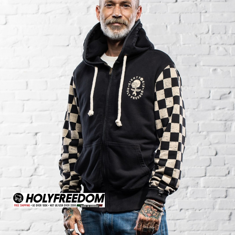 HolyFREEDOM Retro Motorcycle Cycling Costume Harley Indian Warm Fan-proof Locomotive Linked with Caps