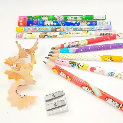 Foreign trade Taiwan original single preschool children special triangle pencil posture HB2B lower grade learning to write relaxation