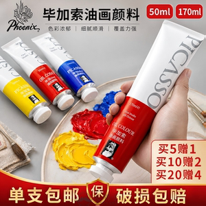 Phoenix Picasso Oil Paint Single Tube 170ml 50ml Beginner Large Capacity Painting Tool Complete Set for Beginners