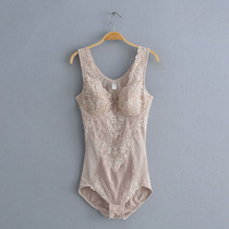 Summer thin strip bra with steel ring bra conjoined body plastic body good cut mark