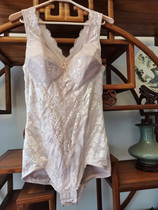 Large size overweight and fat wide shoulder strap bra without steel ring one-piece shapeless body