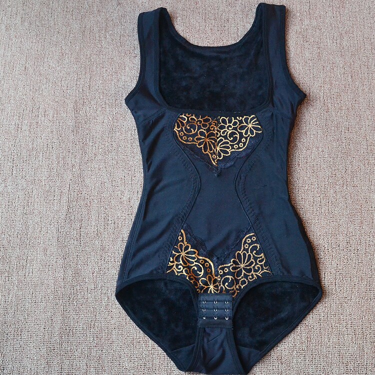 Winter season large red thickened plus suede body shapen underwear fever clothes postpartum plastic sweaters breast-breasted underwear