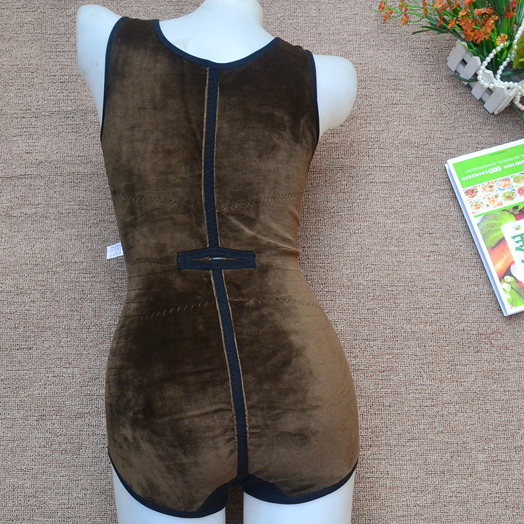 Mùa thu đông sang trọng với áo crop top và nhung tam giác corset đồ lót ấm corset quần lót nữ giảm béo co giãn nội y đẹp