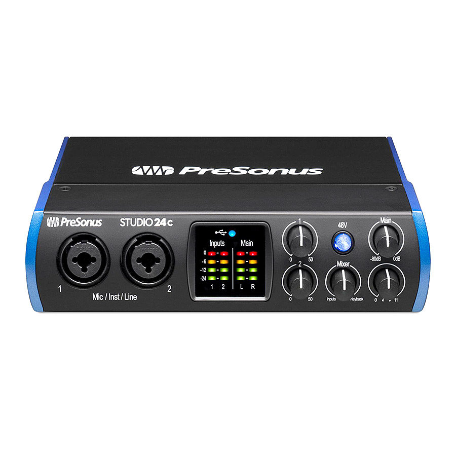 Prui sonar PreSonus Studio24C 26C Professional sound card k song live soundtrack recording studio recording-Taobao