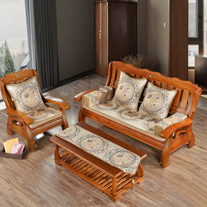 Mahogany đệm đệm mật độ cao bọt biển chống trượt kết hợp phù hợp với gỗ cũ thời gỗ rắn couch đệm mới phong cách Trung Quốc - Ghế đệm / đệm Sofa