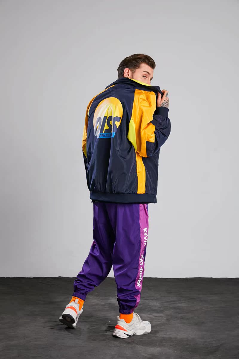 Tide thương hiệu áo khoác thể thao hip-hop châu Âu và Mỹ áo khoác oversize mùa thu mỏng phần lỏng lẻo đồng phục bóng chày hip-hop áo khoác bomber nam