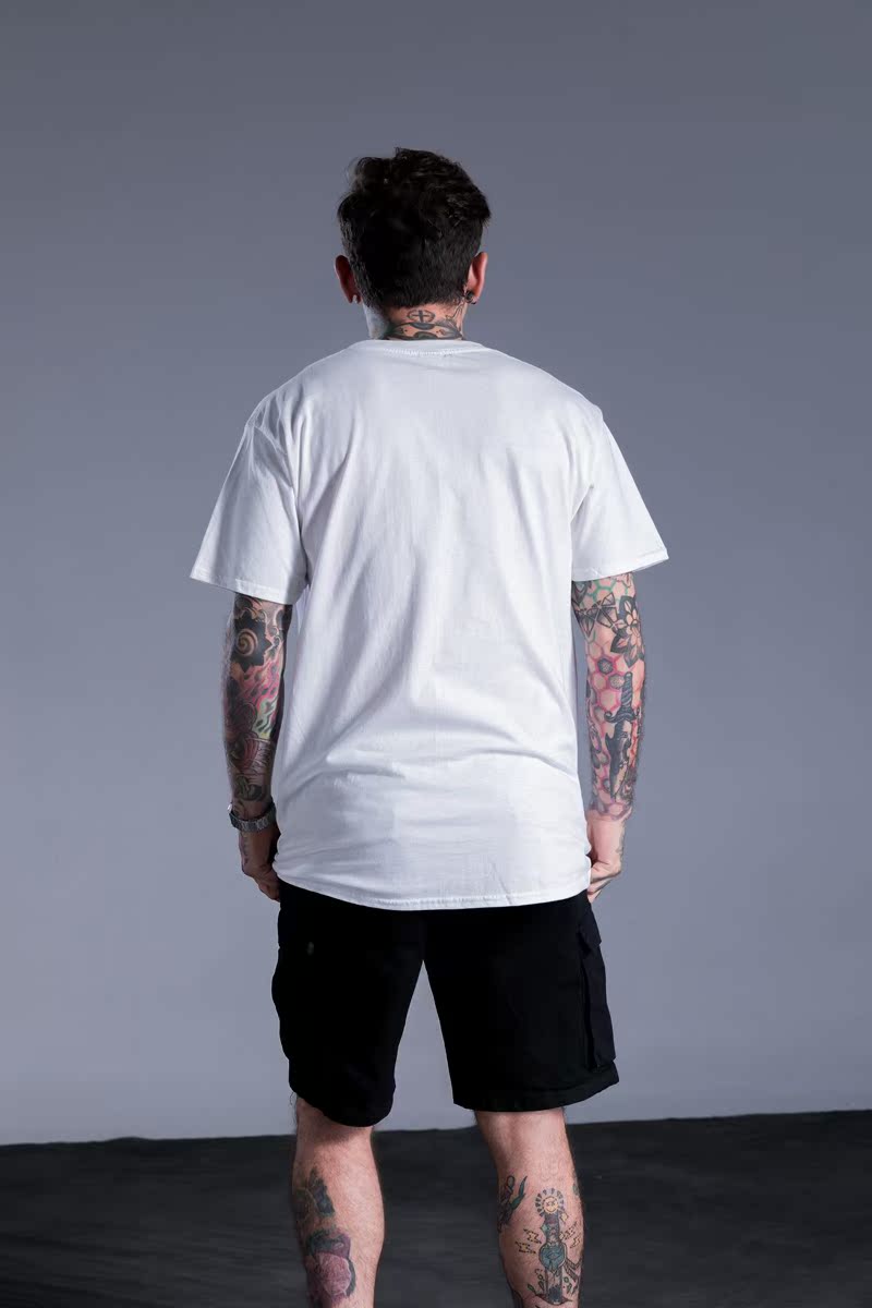 Mùa hè INS cùng một đoạn áo thun ngắn tay học sinh lỏng lẻo Harajuku hip-hop Hàn Quốc ulzzang nửa tay yêu nam nữ triều áo thun nam basic