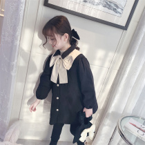 Ran Ran of the girls cotton-padded winter 2021 new foreign-style cotton padded thick female baby winter coat childrens cotton coat