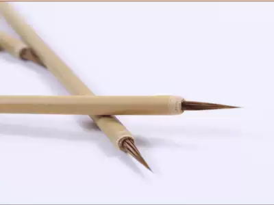 Gliding pen hand-painted nylon sketch brush gold stone seal carving full of calligraphy and painting method High-quality student signature name