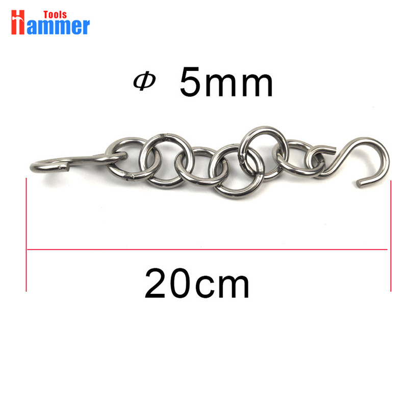 Hook sunken repair dent repair tool zipper guide chain free paint pit equipment stainless steel hanging chain