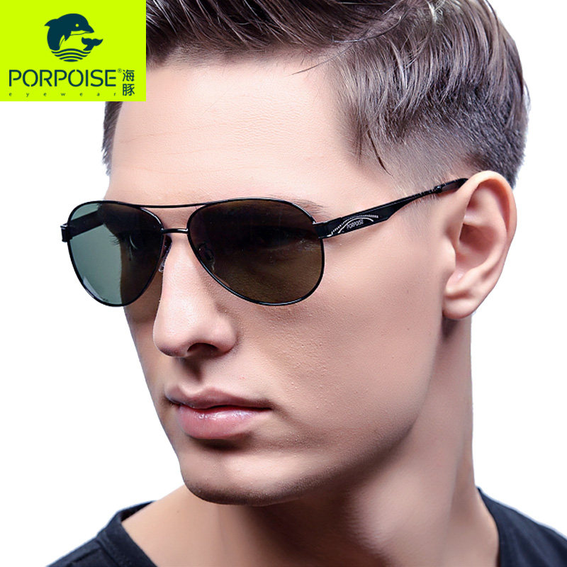 New Dolphin Glasses Men's Sunglasses Classic Lightweight Toad Mirror Driver Driving Mirror Pilot Sunglasses 3369