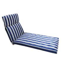Water repellent sunscreen stripe Ielts Li recliner mat Beach resort chair mat Outdoor cushion Sponge pad