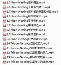 (Automatic delivery) 8 Tribon Nesting (Plate Nesting) video tutorial