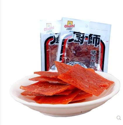 Fujian Nameplate Chef Pork Dried Pork Pork Dried Pork Slices 18g Casual Gourmet-Taobao
