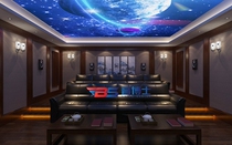 Dr Yin acoustic design renderings Home theater renderings