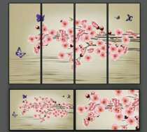Dr Yin flat fabric inkjet sound-absorbing painting Private home Private theater Theater rehearsal room Meeting room