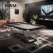 Irish BVM Black Eight Billiards Table Acrylic American Home Transparent Tempered Glass Table Home Chinese Standards