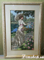 Dim 03868 Summer Stroll Garden of the noble character cross embroidery drawing the source file XSD