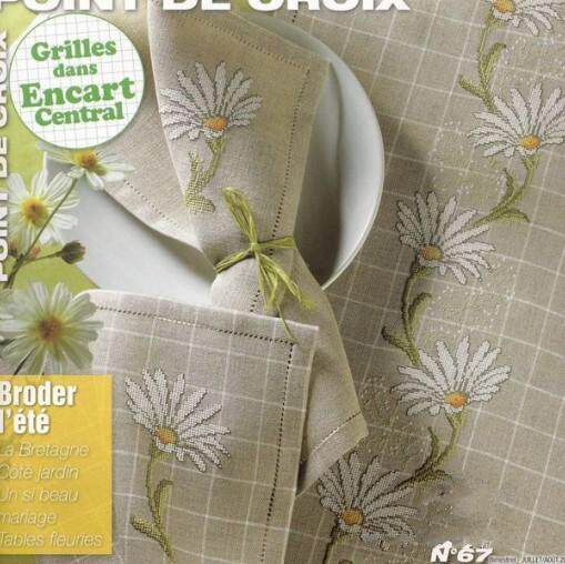 zz-daisy table cloth cross stitch replode source file XSDs