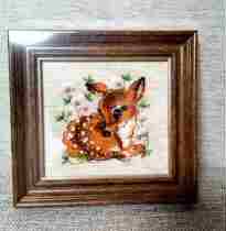 Riolis1777 cute deer cross stitch picture redraw saga source file XSD
