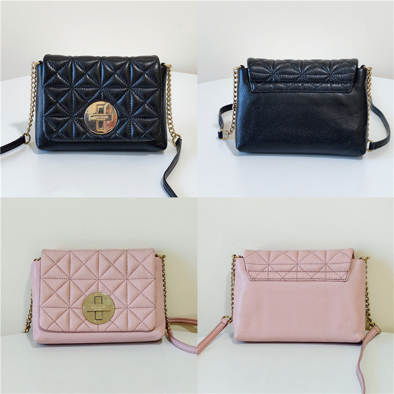 Caterpillar Direct Purchase from the Usa Kate Spade Cross-Lock Flap Quilted Chain Shoulder Crossbody Women's Bag in Stock