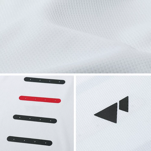 Septwolves, быстросохнущая дорожная спортивная летняя белая футболка с коротким рукавом, круглый воротник