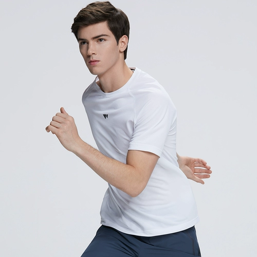 Septwolves, быстросохнущая дорожная спортивная летняя белая футболка с коротким рукавом, круглый воротник